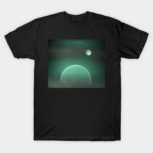 Abstract of green planet T-Shirt